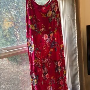 Torrid Floral Pink Maxi Dress